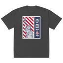 4th of July Oversized Faded T-Shirt