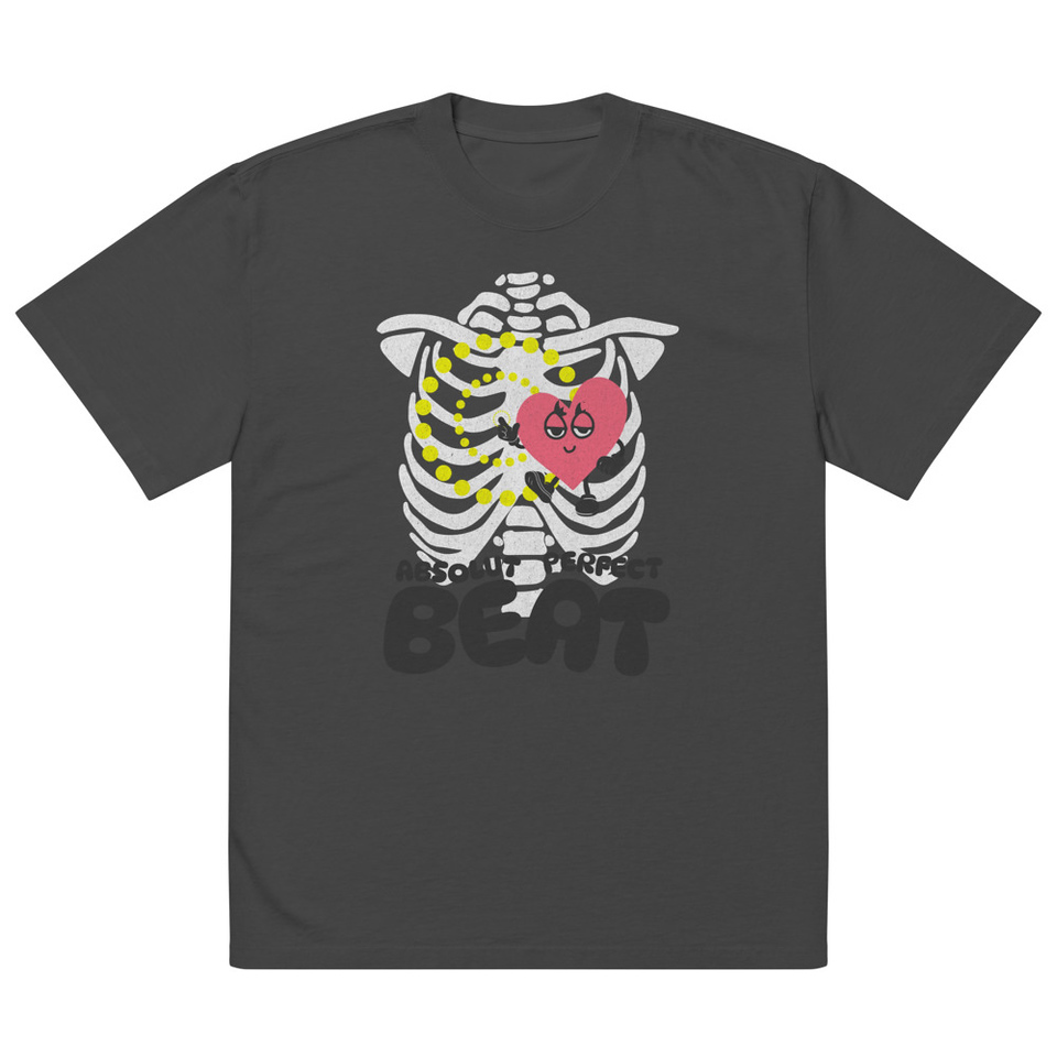 Absolut Perfect Beat Oversized Faded T-Shirt