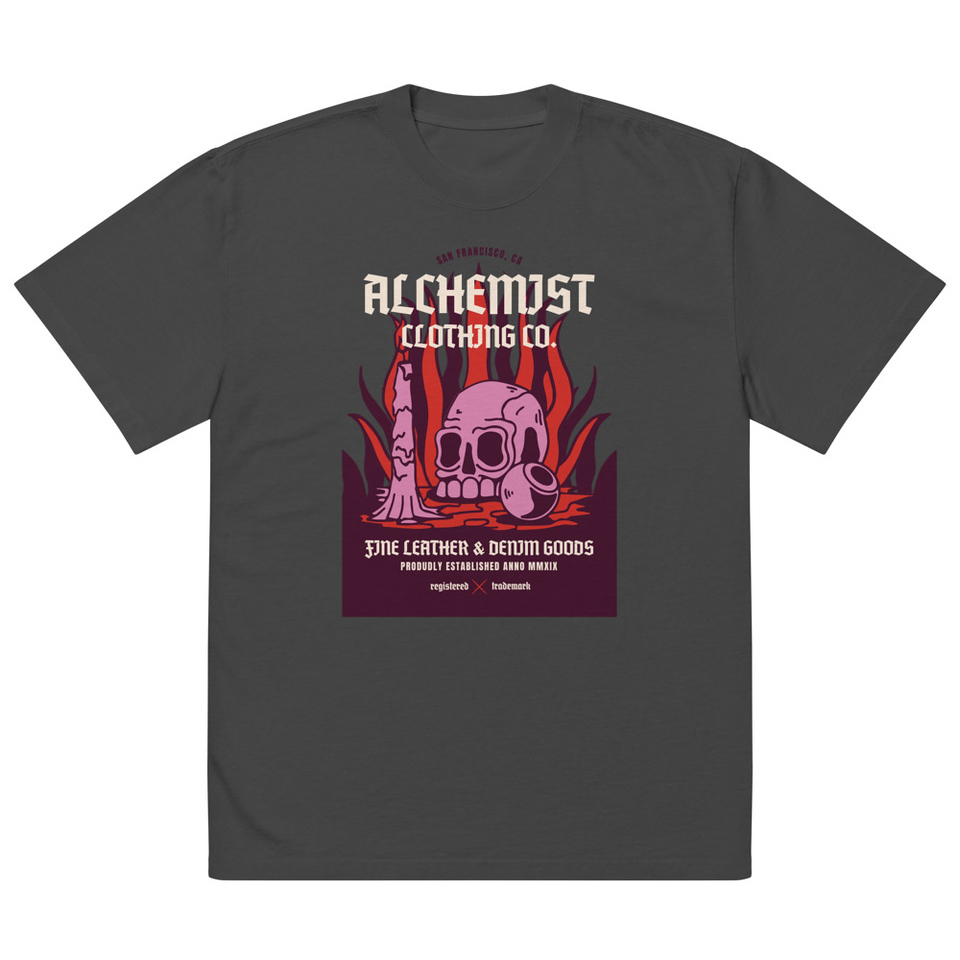 Alchemist Clothing Co. - Halloween Oversized Faded T-Shirt