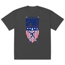 American Football Sport Oversized Faded T-Shirt