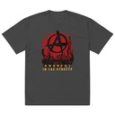 Anarchy In The Street Oversized Faded T-Shirt