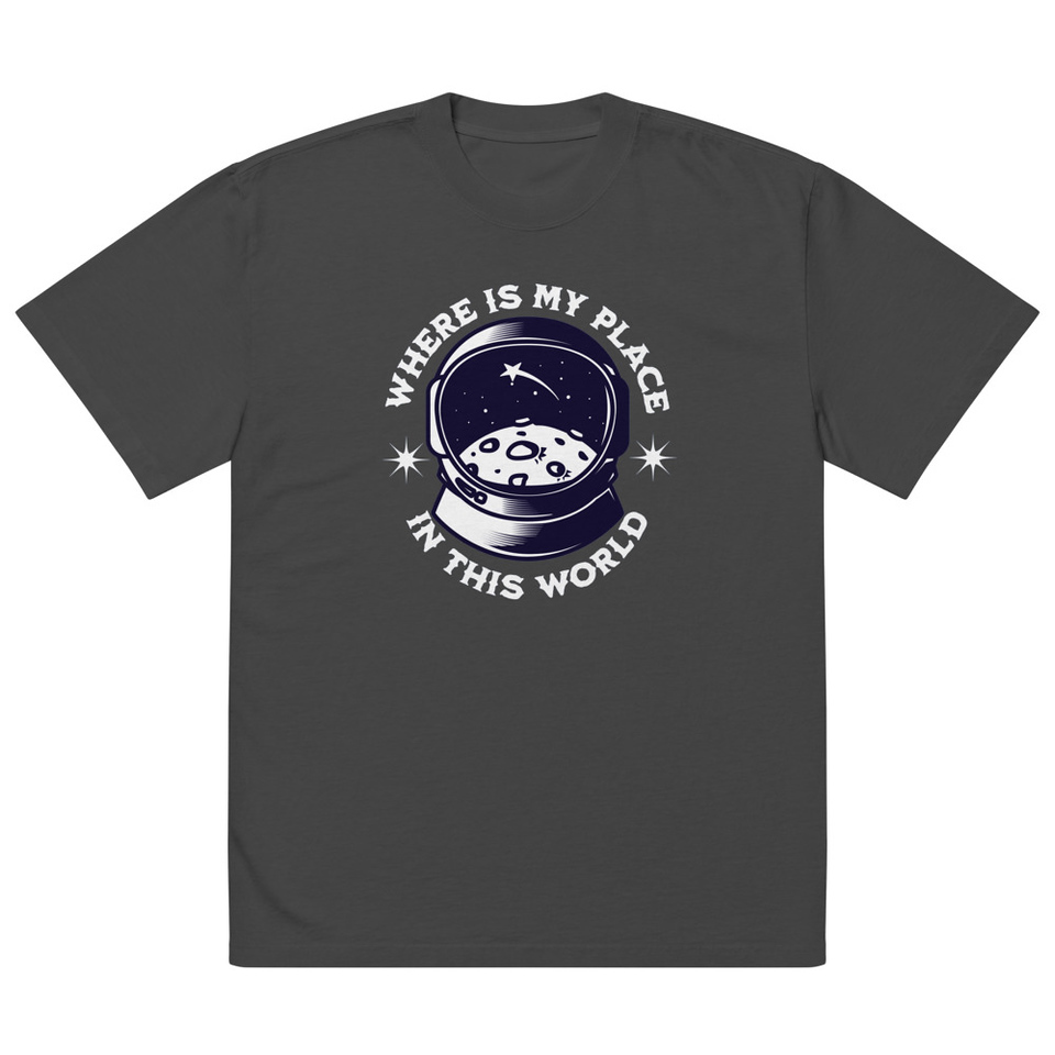 Astronaut Oversized Faded T-Shirt
