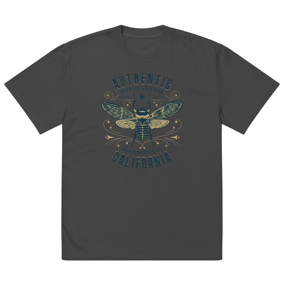 Authentic Outdoor Co. - Insect Oversized Faded T-Shirt