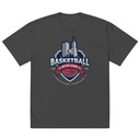 Basketball Sports Logo Oversized Faded T-Shirt