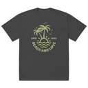 Beach and Love Oversized Faded T-Shirt