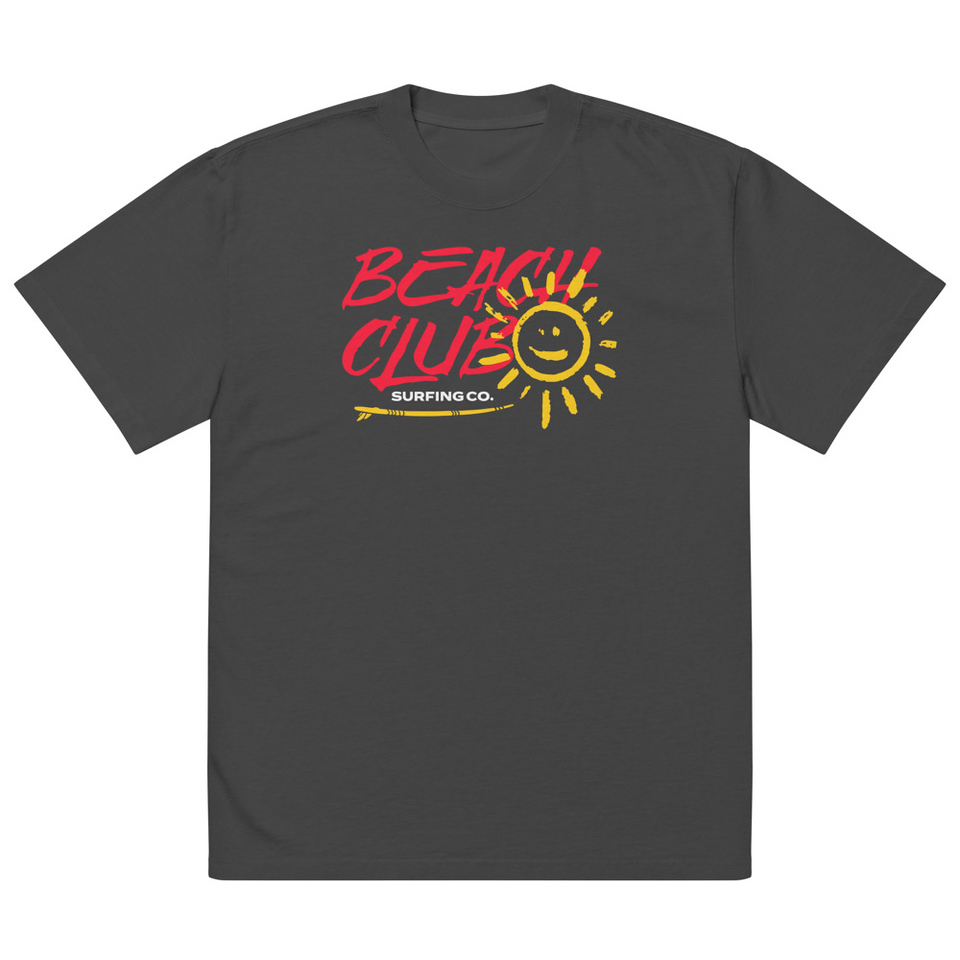 Beach Club Oversized Faded T-Shirt