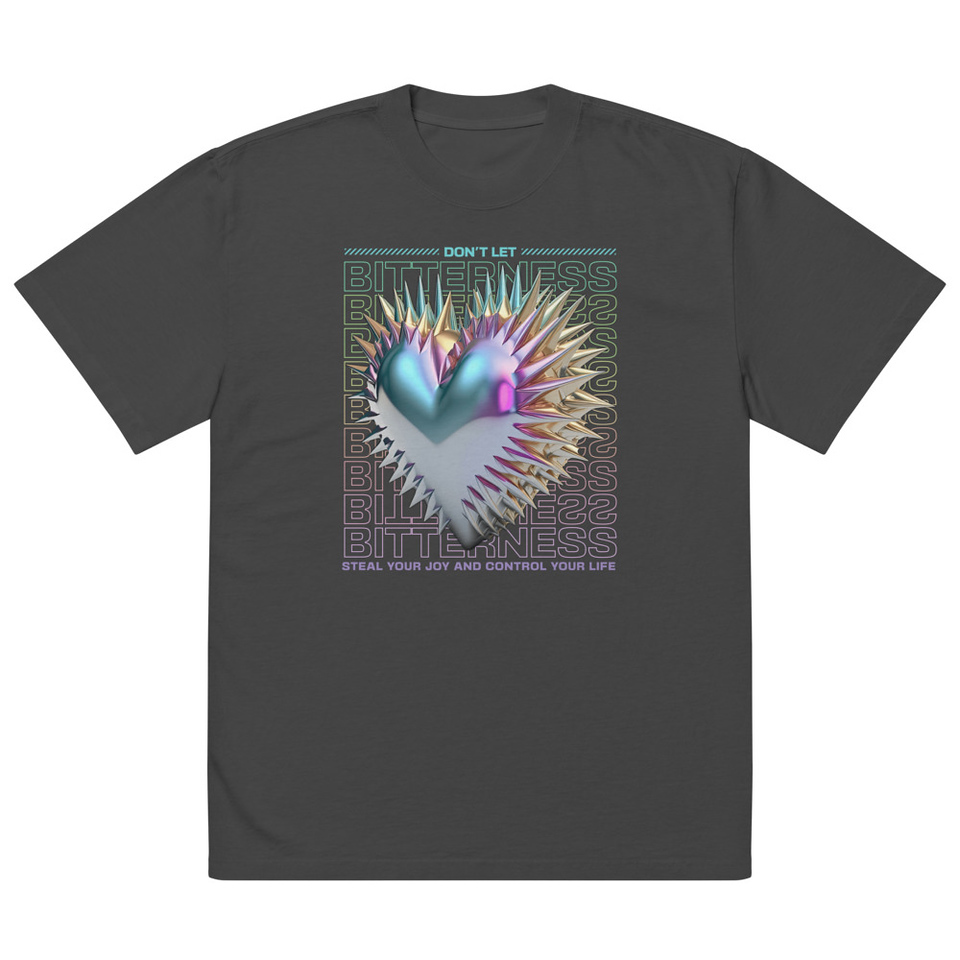 Bitterness Oversized Faded T-Shirt