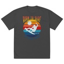 Born to Surf - But Forced to Work Oversized Faded T-Shirt