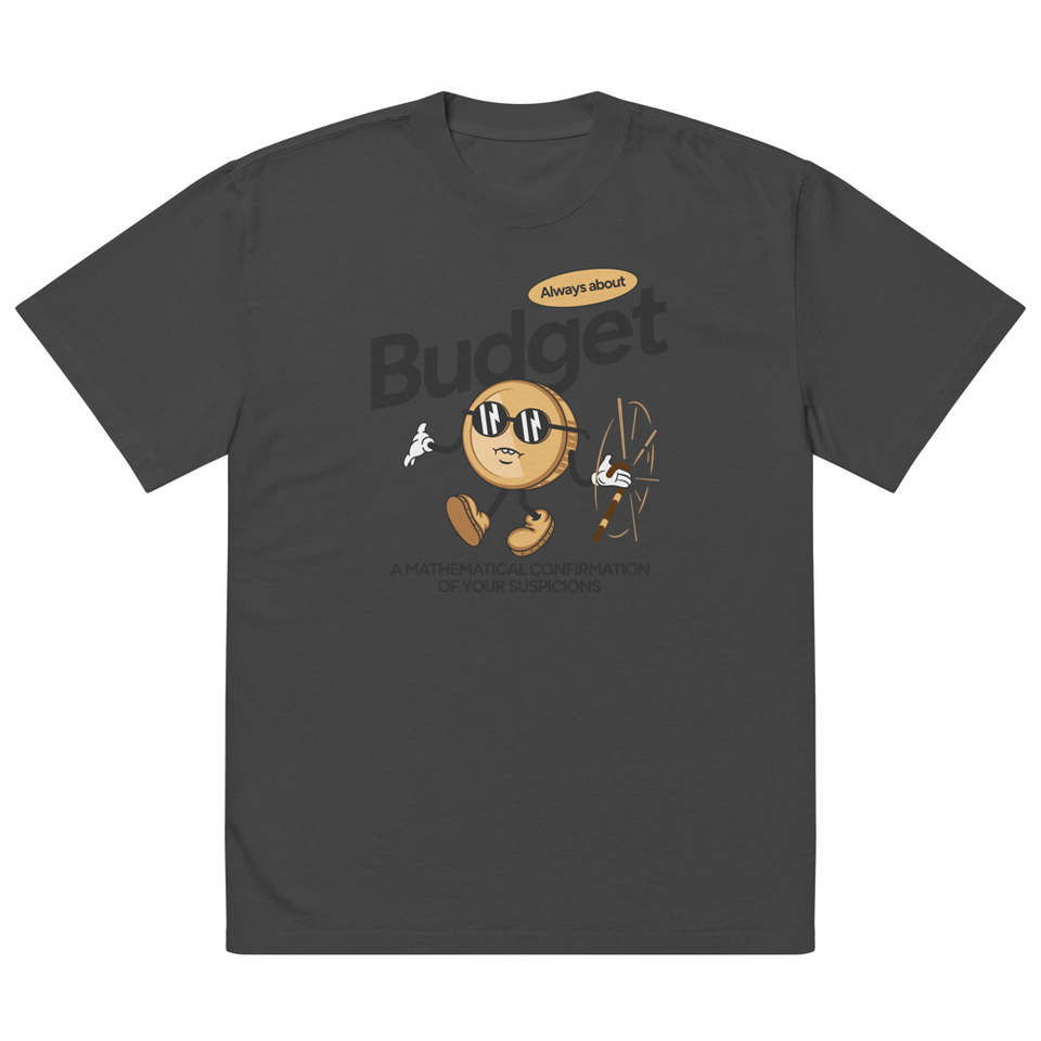 Budget Oversized Faded T-Shirt