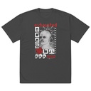 Burn Out - Futuristic 3D Head Oversized Faded T-Shirt