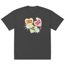 Candy Hearts - Valentine's Day Oversized Faded T-Shirt