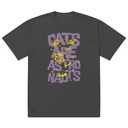 Cats are Astronauts Oversized Faded T-Shirt