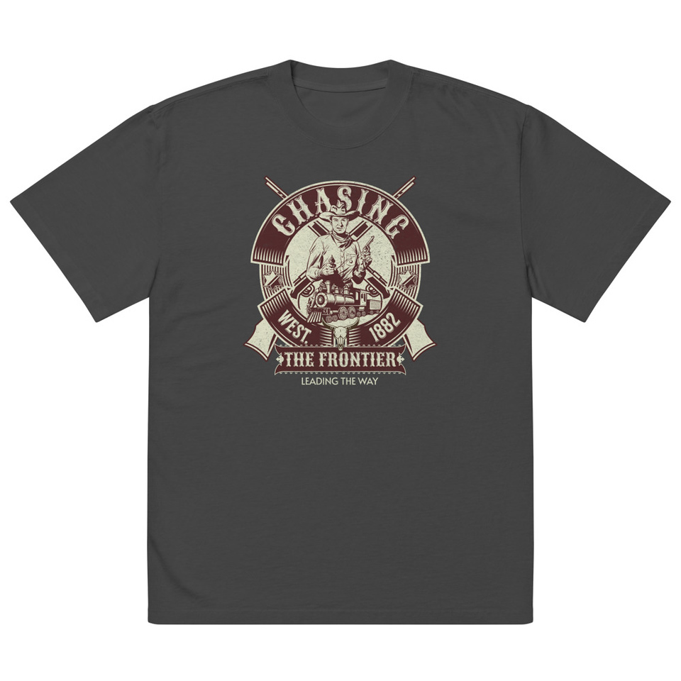 Chasing the Frontier Oversized Faded T-Shirt