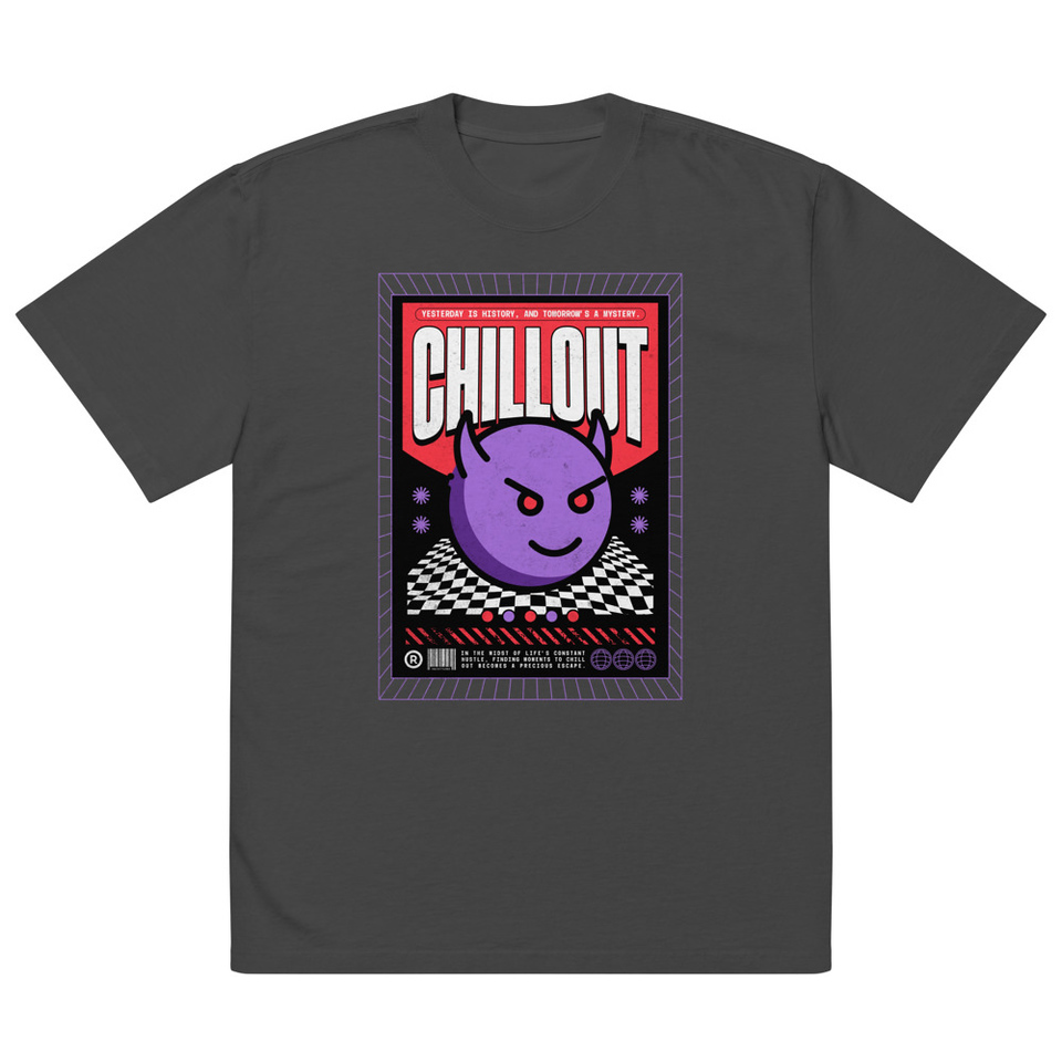 Chillout Streetwear Oversized Faded T-Shirt
