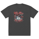 Coffee is my Religion - Funny Oversized Faded T-Shirt