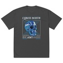 Cyber Death - Skull Oversized Faded T-Shirt