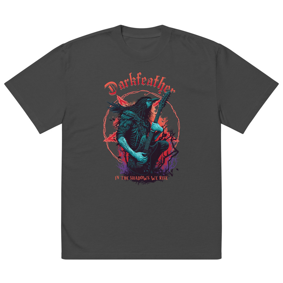 DARKFEATHER Oversized Faded T-Shirt