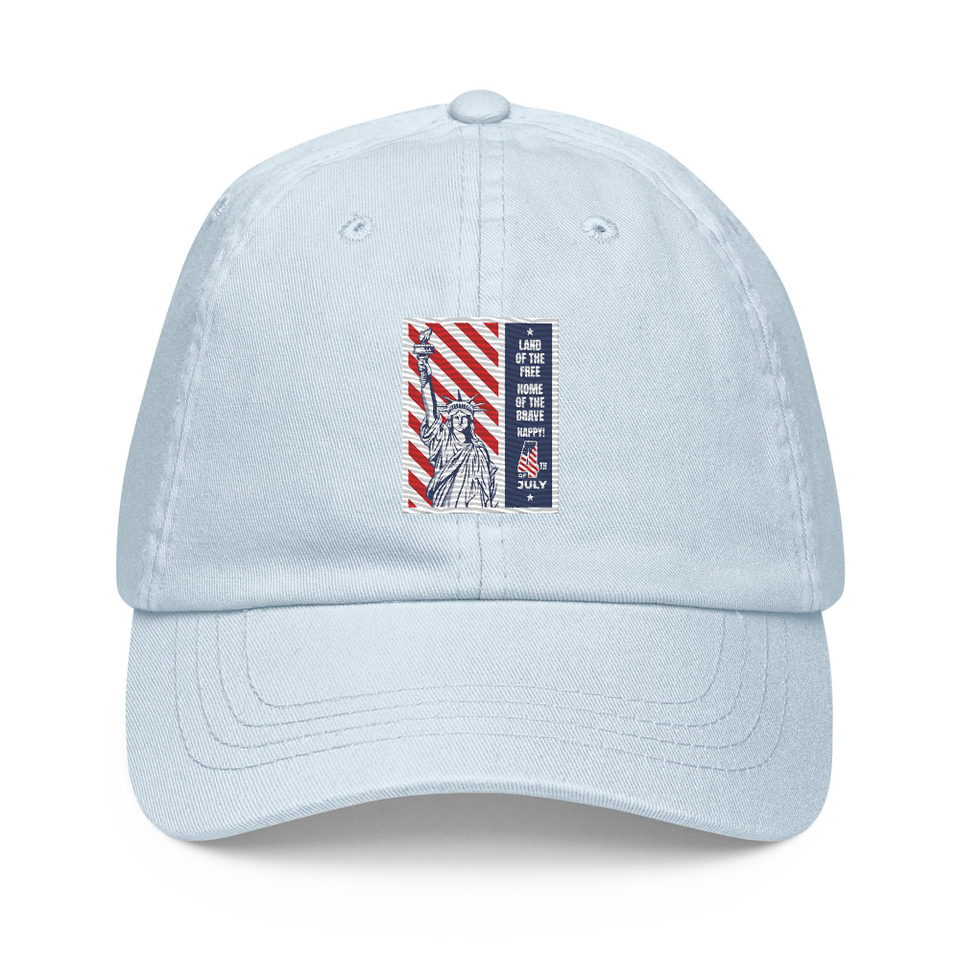 4th of July Pastel Baseball Hat