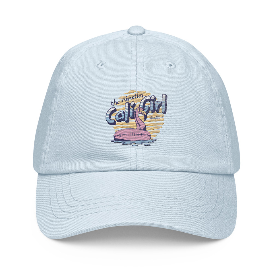 90's Cali Girl Pastel Baseball Hat