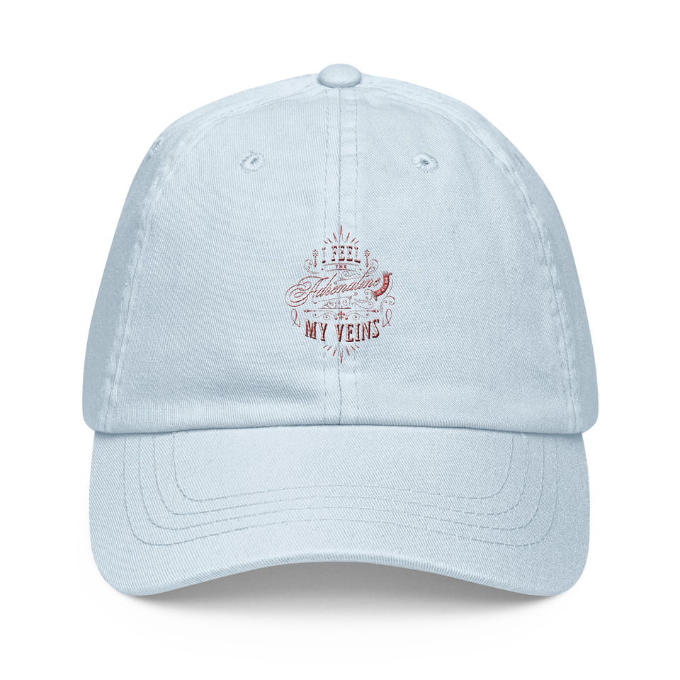 Adrenaline in my Veins - Victorian Pastel Baseball Hat