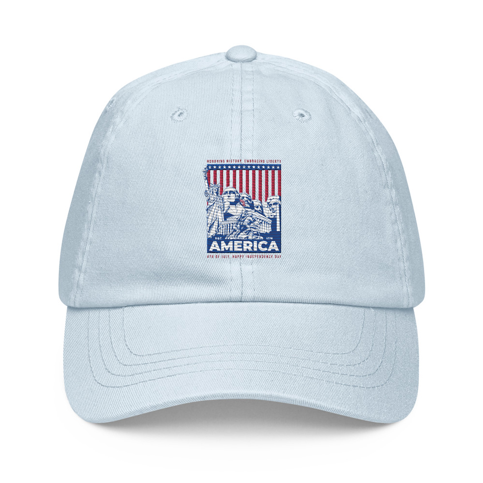 AMERICA (2) Pastel Baseball Hat