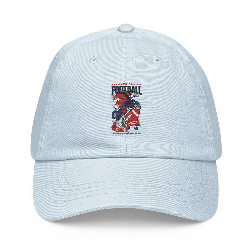 American Football - Athletic College League Pastel Baseball Hat