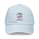 Anywhere With You - Typographic Cartoon Streetwear Pastel Baseball Hat