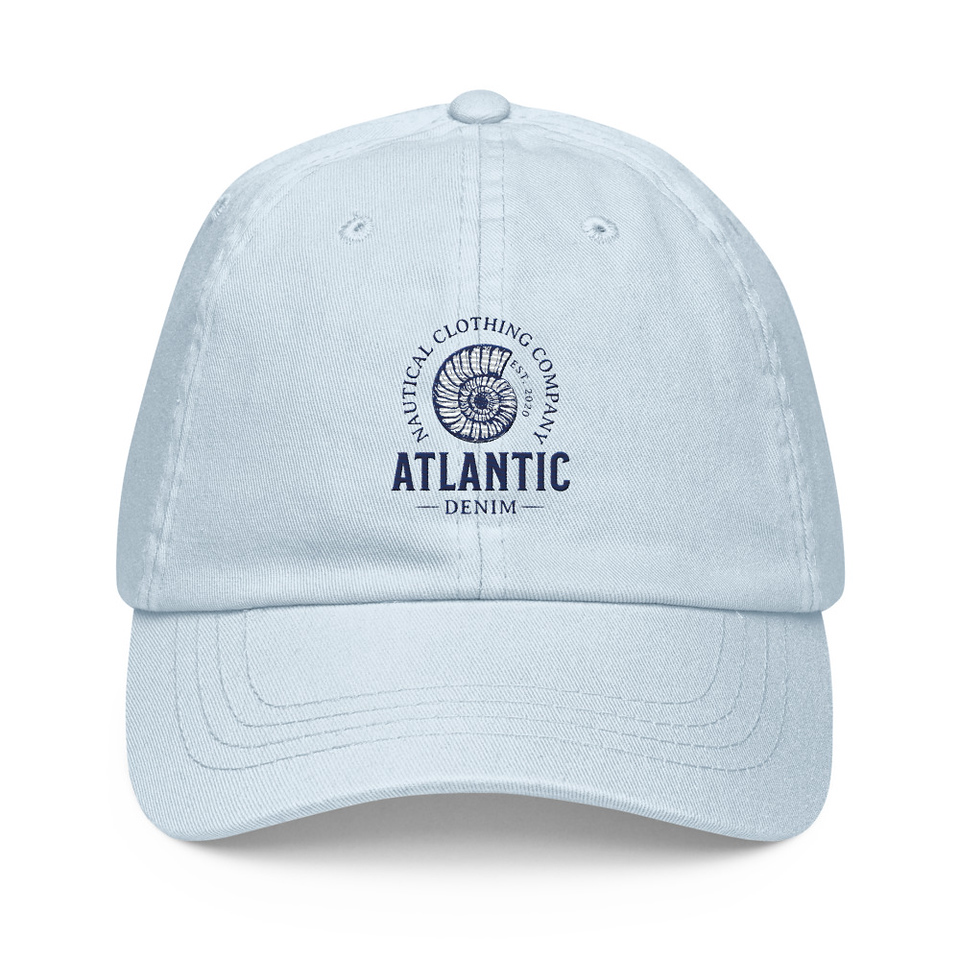 Atlantic Denim - Nautical Pastel Baseball Hat