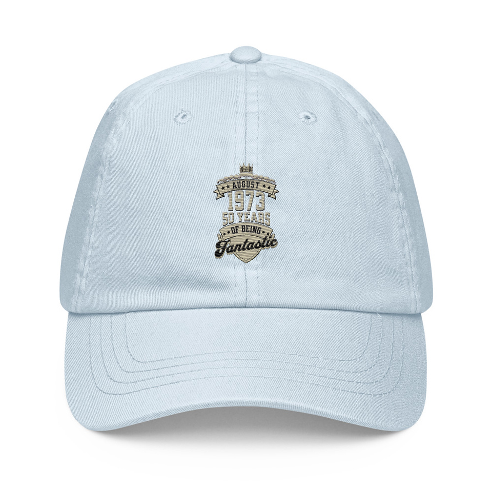 August 1973 - 50 Years Of Being Fantastic Pastel Baseball Hat