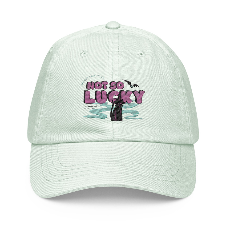 Bad Luck Kitty - Halloween Pastel Baseball Hat