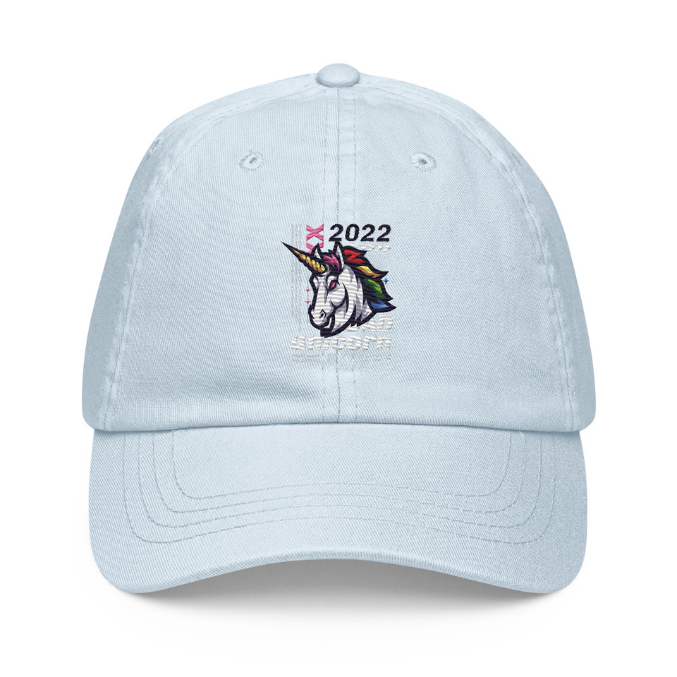 Bad Unicorn - Horse Pastel Baseball Hat