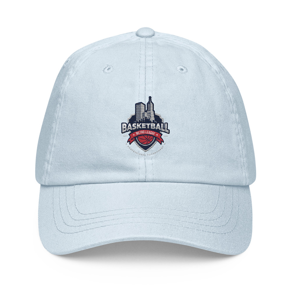 Basketball Sports Logo Pastel Baseball Hat