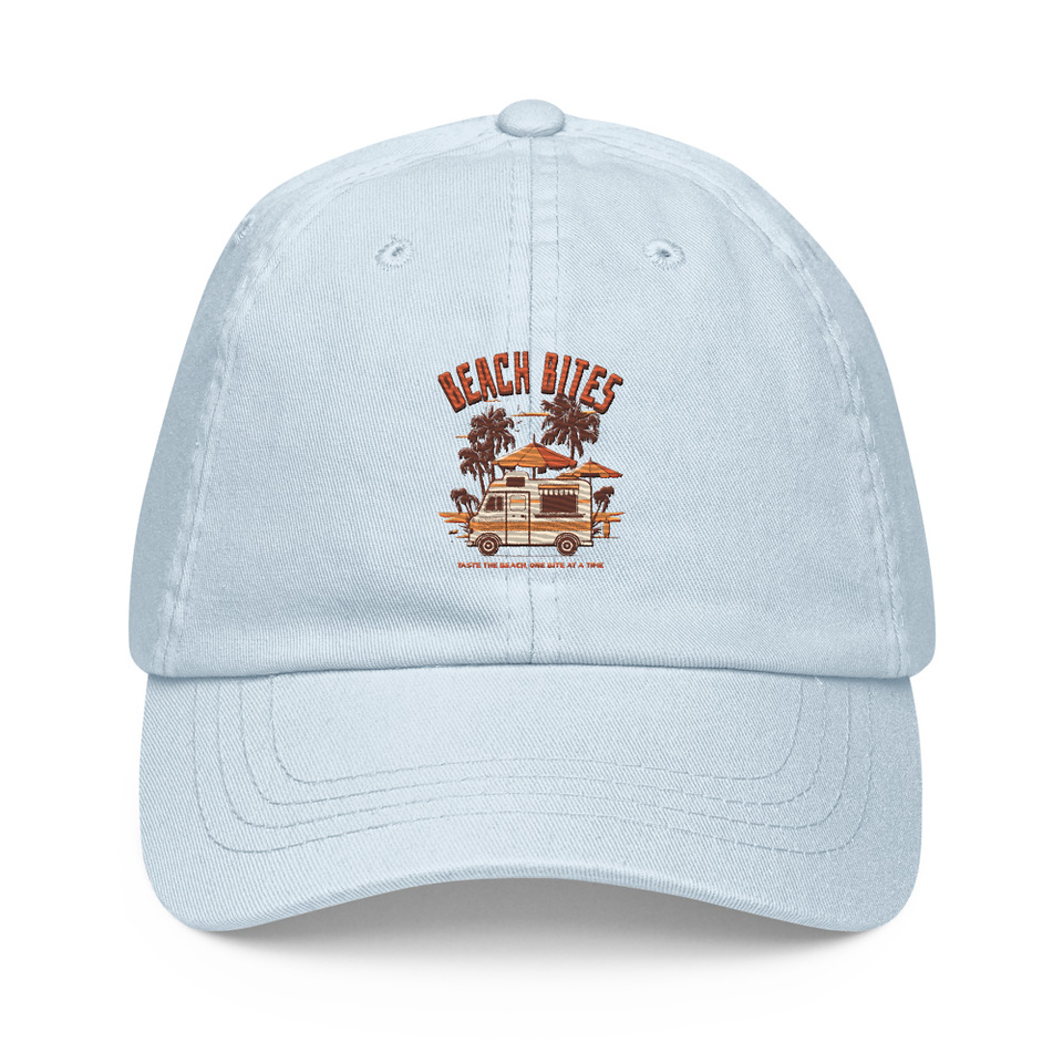 Beach Bites Pastel Baseball Hat