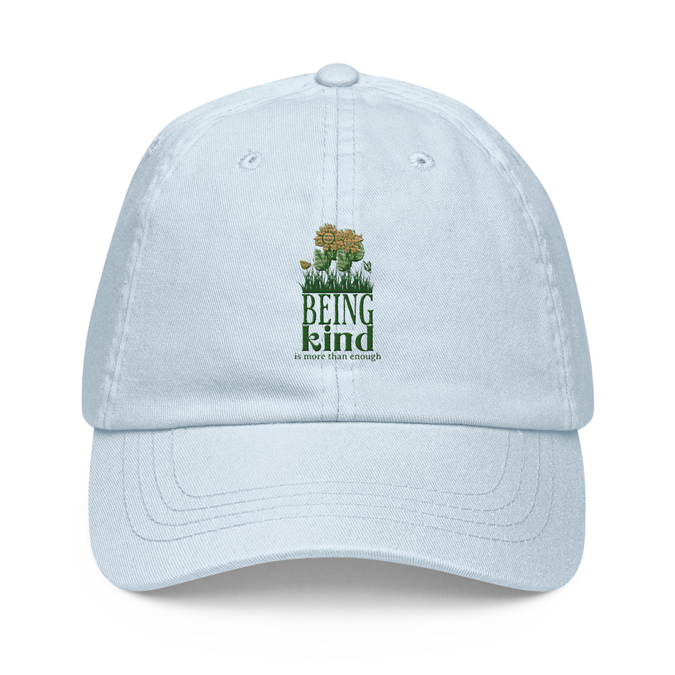 Being Kind is more than enough Pastel Baseball Hat