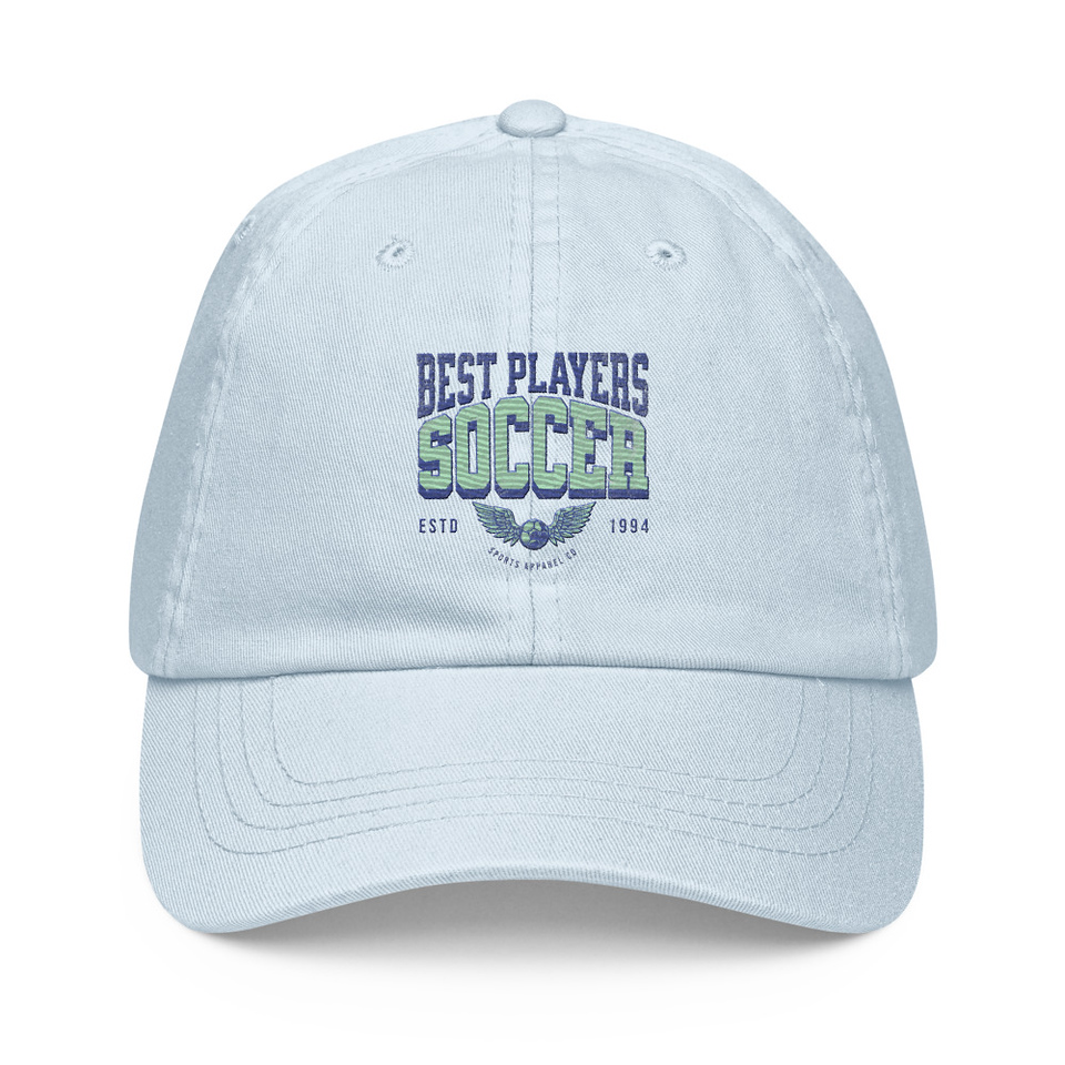 Best Players Soccer Pastel Baseball Hat