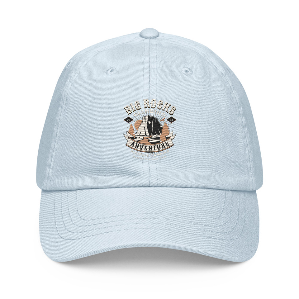 Big Rocks Climbing - Outdoor Adventure Pastel Baseball Hat
