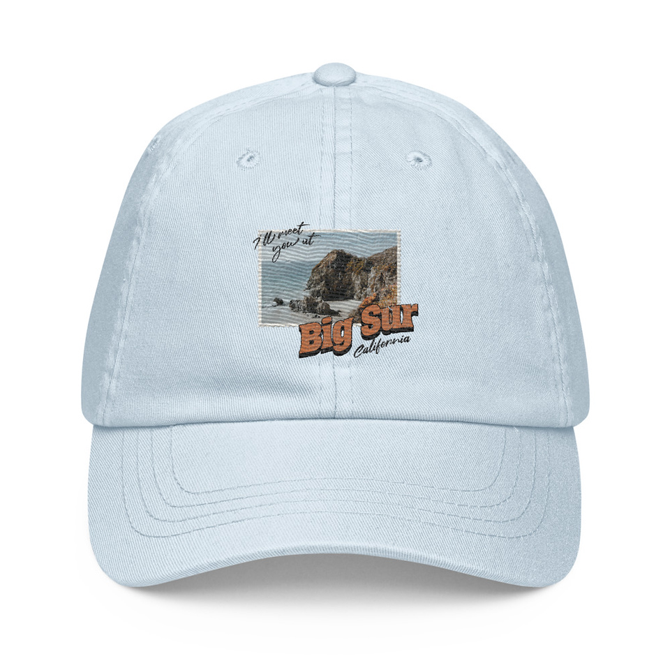 Big Sur, Cali Pastel Baseball Hat