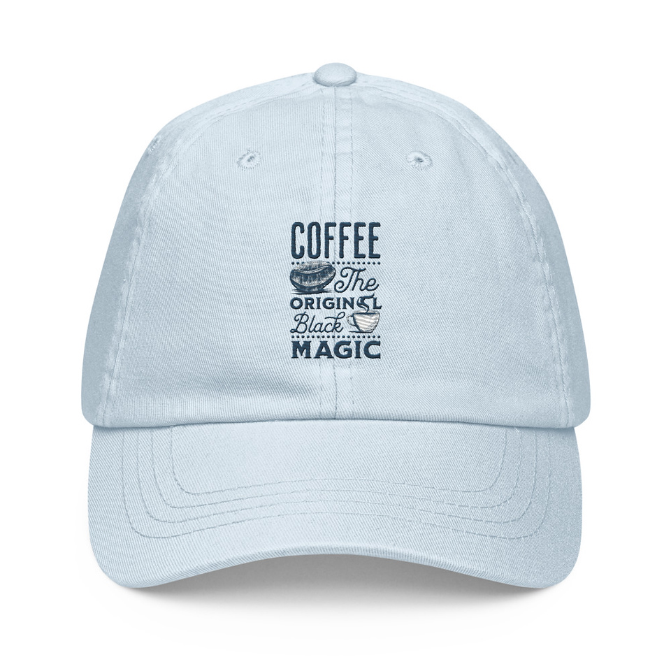 Black Magic Coffee - Simple Cup Pastel Baseball Hat