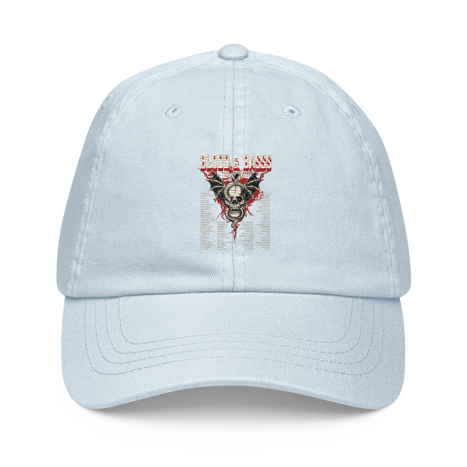 Blood & Basss - Snake and Skull Pastel Baseball Hat