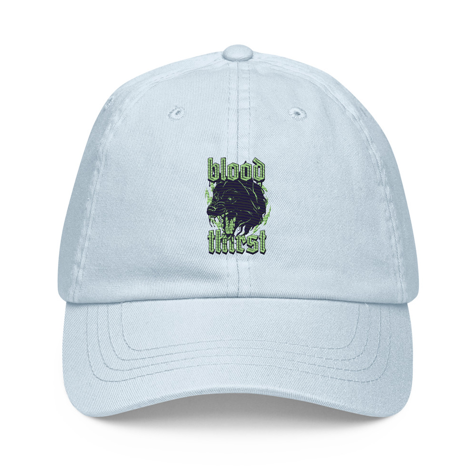 Blood Thirst - Neon Dog Pastel Baseball Hat