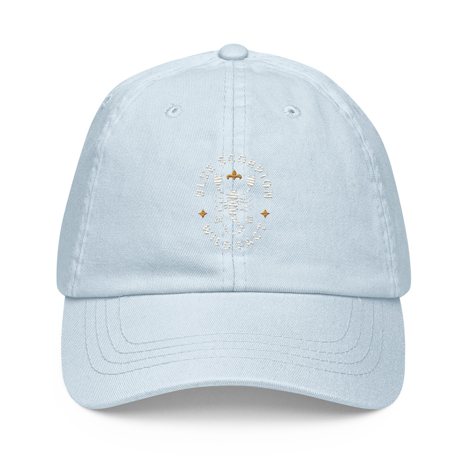 Blue Scorpion - Wildlife Animal Pastel Baseball Hat