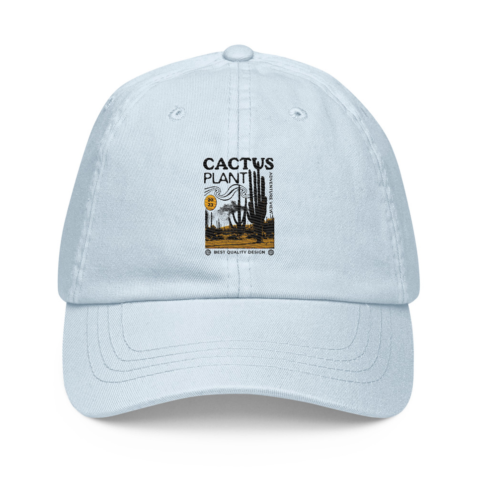 Cacus Plant - Desert Pastel Baseball Hat