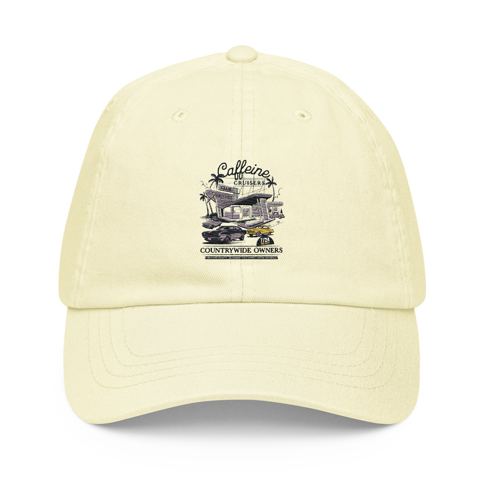 Caffeine Cruisers Pastel Baseball Hat