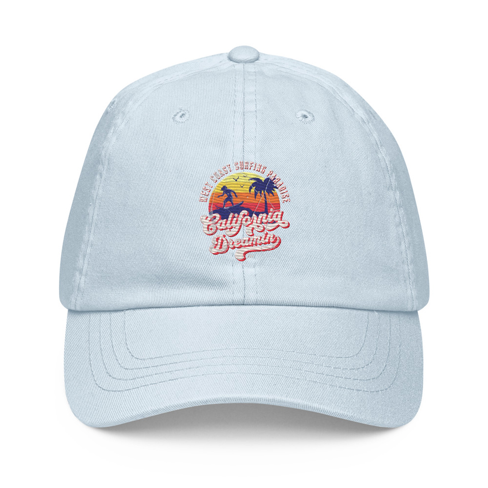 California Dreamin - Beach & Surf Pastel Baseball Hat