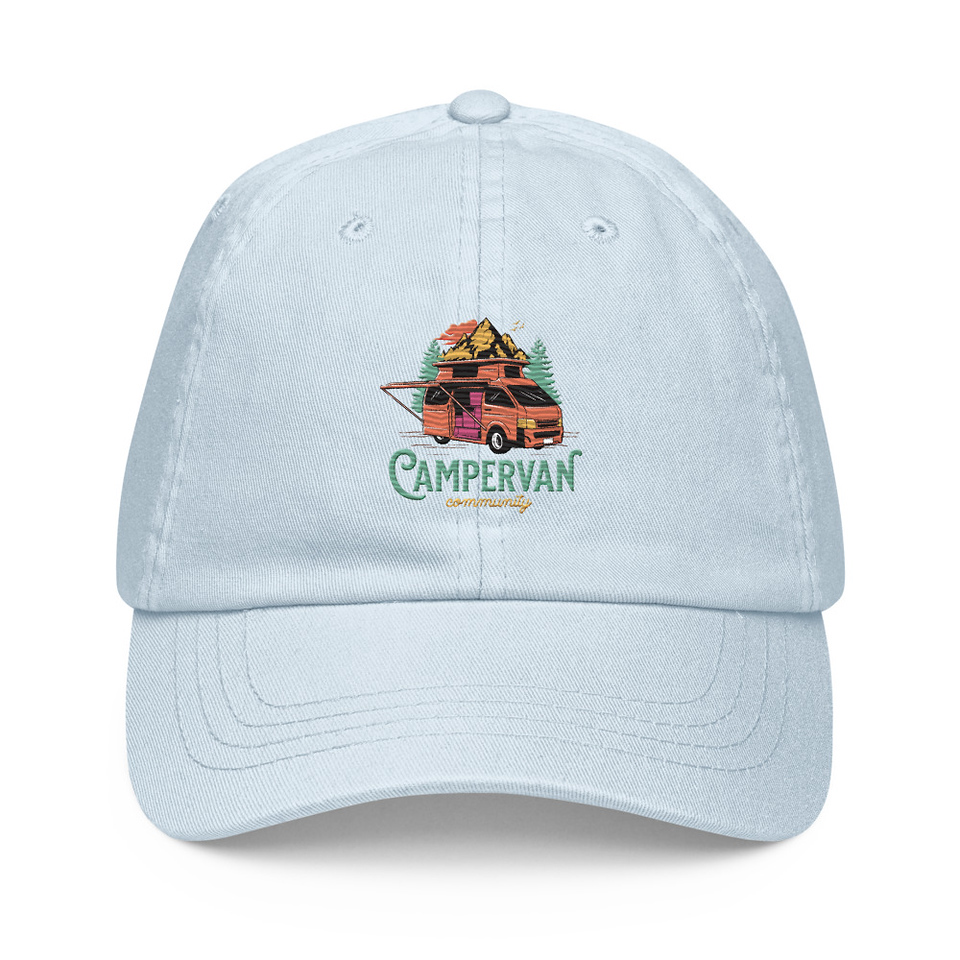Campervan Community - Outdoor Adventure Pastel Baseball Hat