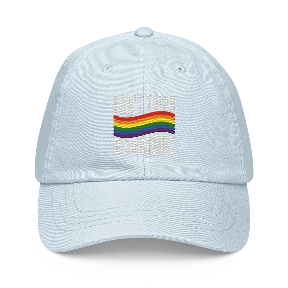 Can't Think Straight Pastel Baseball Hat