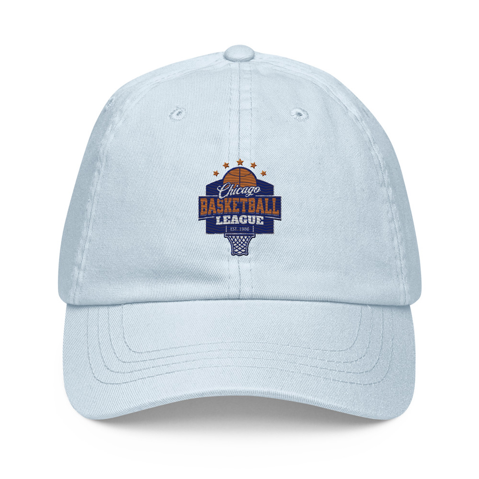 Chicago Basketball League - Athlectic Sports Pastel Baseball Hat