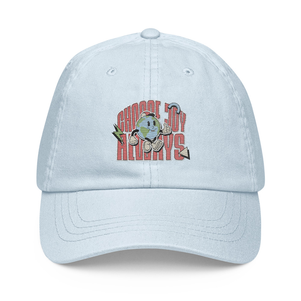 Choose Joy Always Pastel Baseball Hat