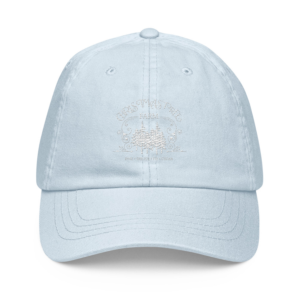 Christmas Tree Farm Pastel Baseball Hat