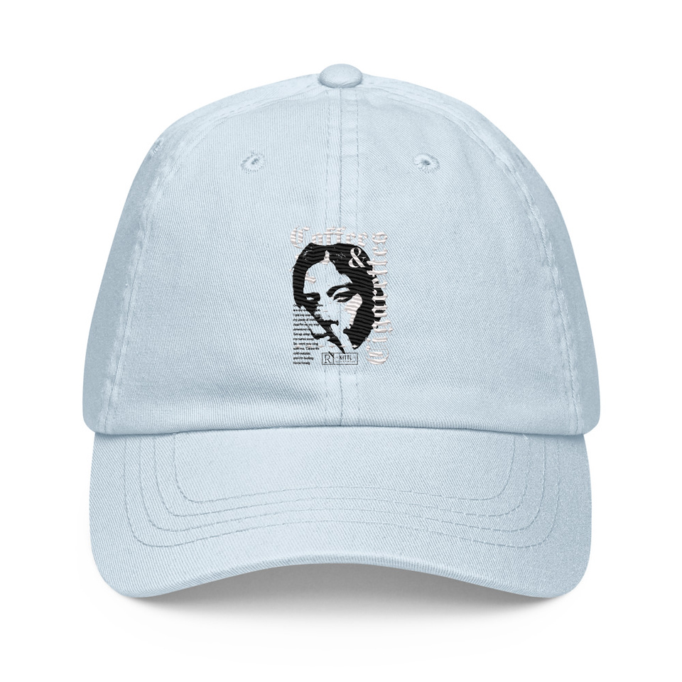 Coffee & Cigarettes Pastel Baseball Hat